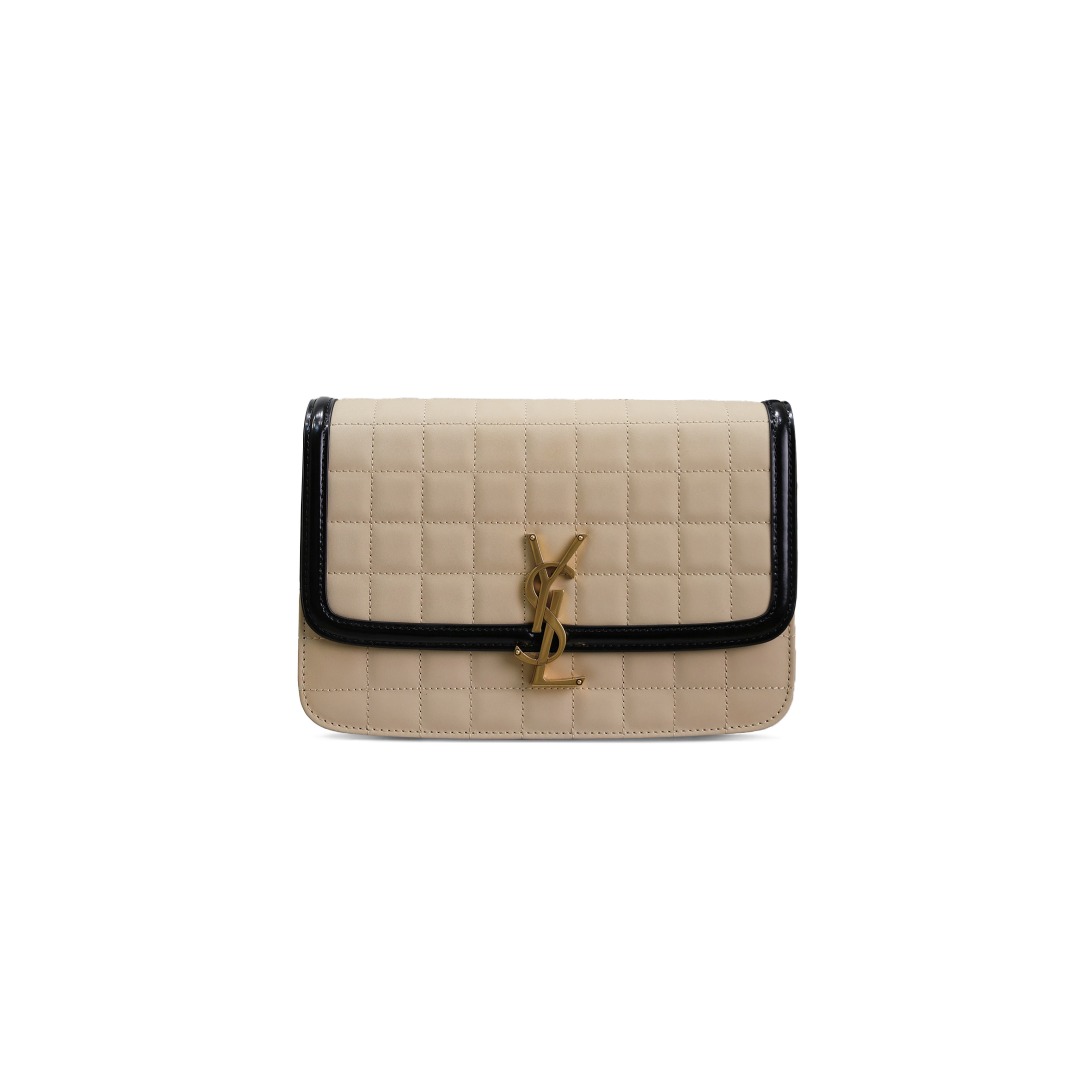YSL SOLFERINO MEDIUM SATCHEL IN QUILTED NUBUCK SUEDE 6343053265521 (23*16*6cm)